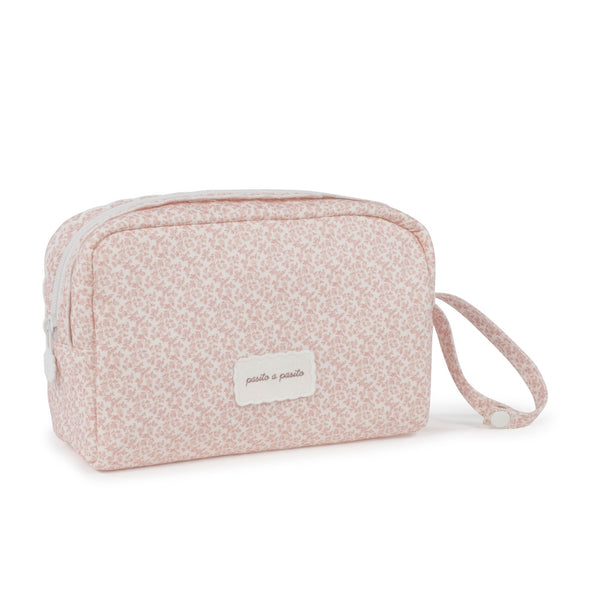 Necessaire Pasito a Pasito Maison Tender, em algodão com certificação BCI, padrão de coelhinhos, fecho de correr e interior fácil de limpar.
Flowers