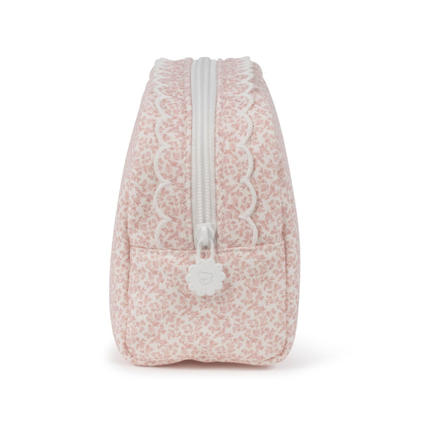 Necessaire Pasito a Pasito Maison Tender, em algodão com certificação BCI, padrão de coelhinhos, fecho de correr e interior fácil de limpar.
Flowers