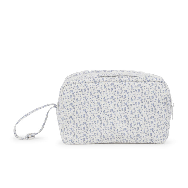Necessaire Pasito a Pasito Maison Tender, em algodão com certificação BCI, padrão de coelhinhos, fecho de correr e interior fácil de limpar.
Rabbits