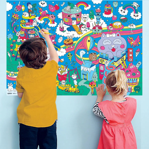 OMY POSTER GIGANTE & STICKERS