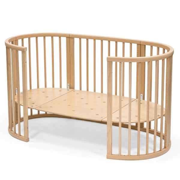Berço evolutivo Stokke® Sleepi™ Bed oval em madeira de faia para bebé e criança cor natural