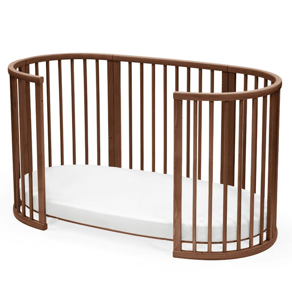 Berço evolutivo Stokke® Sleepi™ Bed oval em madeira de faia para bebé e criança cor brown
