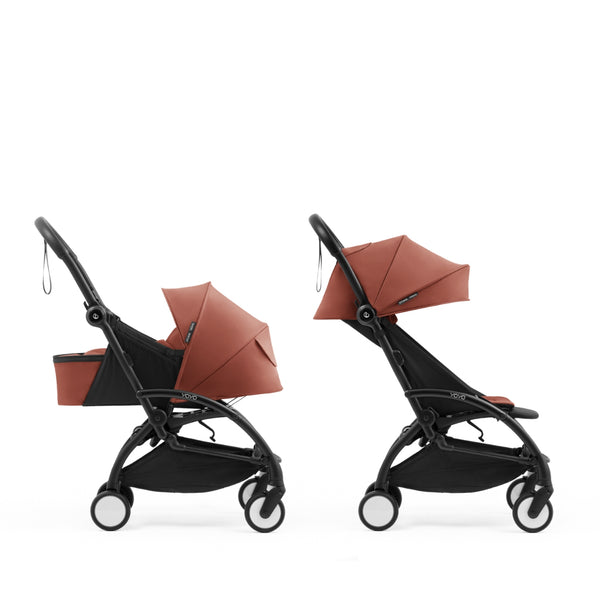 Carrinho Stokke YOYO⁵ + Ninho desde o nascimento, com posição totalmente deitada, dobragem ultracompacta com uma mão, suspensão nas quatro rodas e conjunto de assento incluído.
Berry