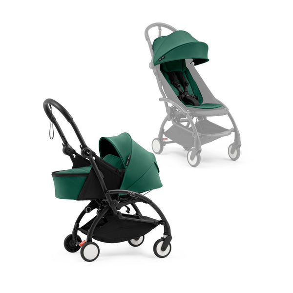 Carrinho Stokke YOYO⁵ + Ninho desde o nascimento, com posição totalmente deitada, dobragem ultracompacta com uma mão, suspensão nas quatro rodas e conjunto de assento incluído.
Forest