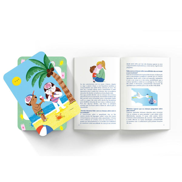 Jogo e livro do The happy Gang - No meu corpo mando eu