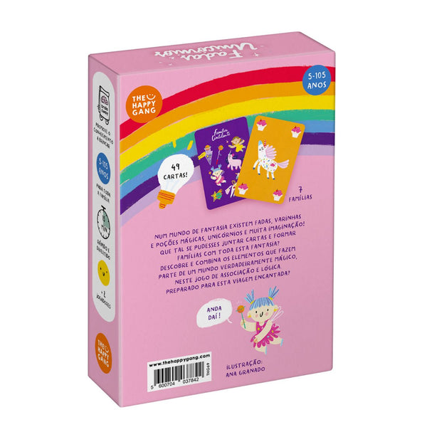 Jogo de lógica e associação Fadas e Unicórnios The Happy Gang