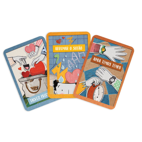 Jogo de cartas conversas em pijamado The Happy Gang
