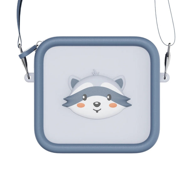 Bolsa Zoo Bag em silicone para câmaras Zoofamily com alça de transporte e proteção resistente para crianças racoon
