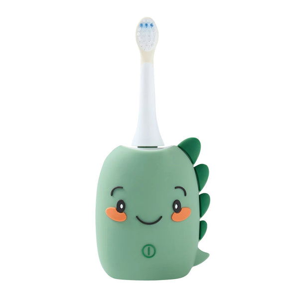 Escova de Dentes Elétrica Infantil Koala The Zoo Family, com tecnologia sónica, três modos de escovagem, temporizador inteligente e silicone sem BPA dino