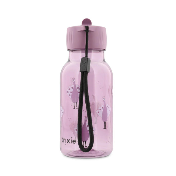 Garrafa infantil de Tritan 350 ml com sistema anti-fugas, bocal de fácil utilização e pega de transporte, ideal para escola, passeios e atividades diárias Peacock