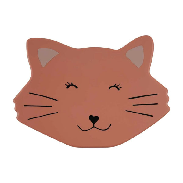 Marmita infantil Trixie em forma de animal, resistente, fácil de abrir e ideal para transportar refeições e snacks para a escola rosa mrs cat