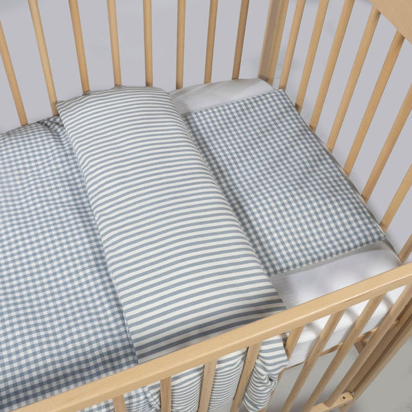 Conjunto para cama de grades da walking mum modelo praline na cor matcha - verde