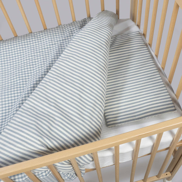 Conjunto para cama de grades da walking mum modelo praline na cor matcha - verde