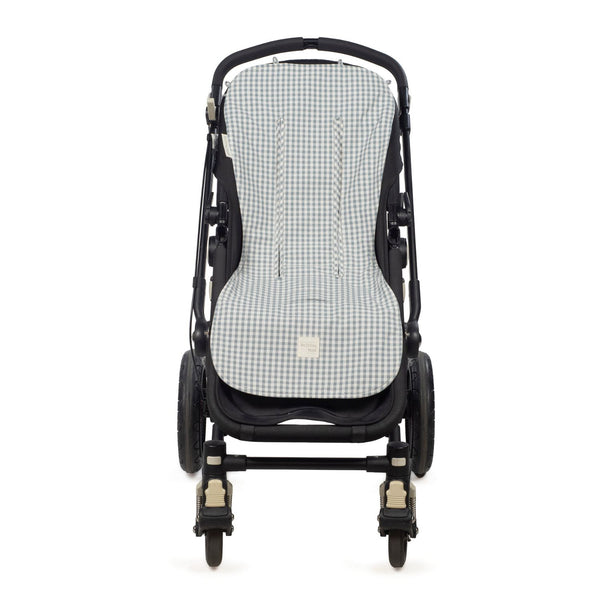 Forra universal da walking mum para carrinho de bebé modelo praline vichy na cor matcha - verde