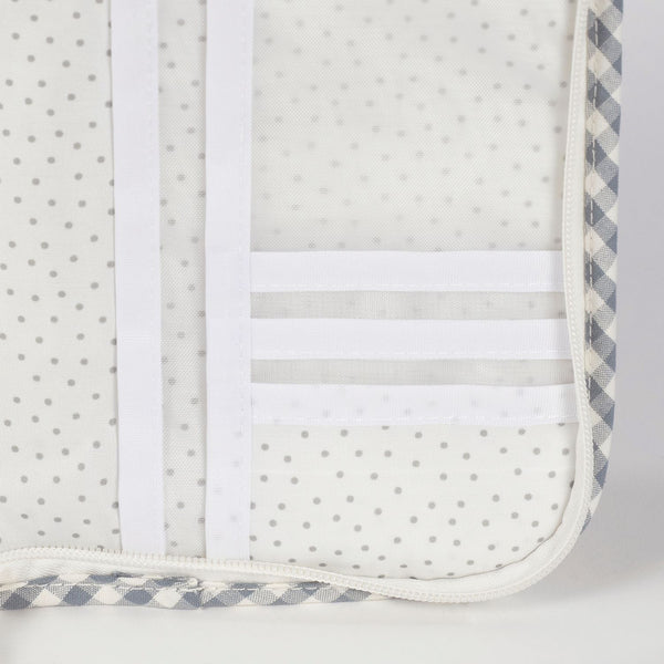 Porta Documentos da Walking Mum modelo praline vichy na cor matcha - verde