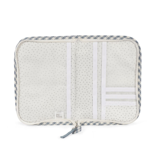 Porta Documentos da Walking Mum modelo praline vichy na cor matcha - verde