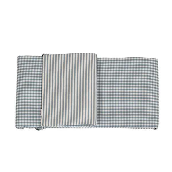 protetor de grades da walking mum modelo praline strips na cor matcha - verde