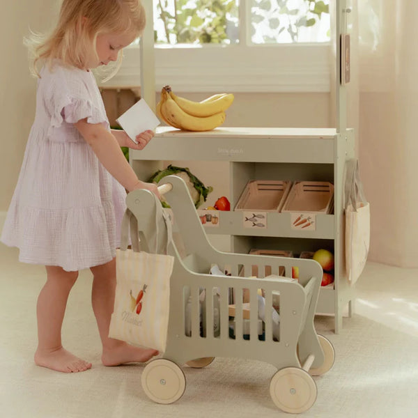 SHOPPING CART - ESSENTIALS GREEN