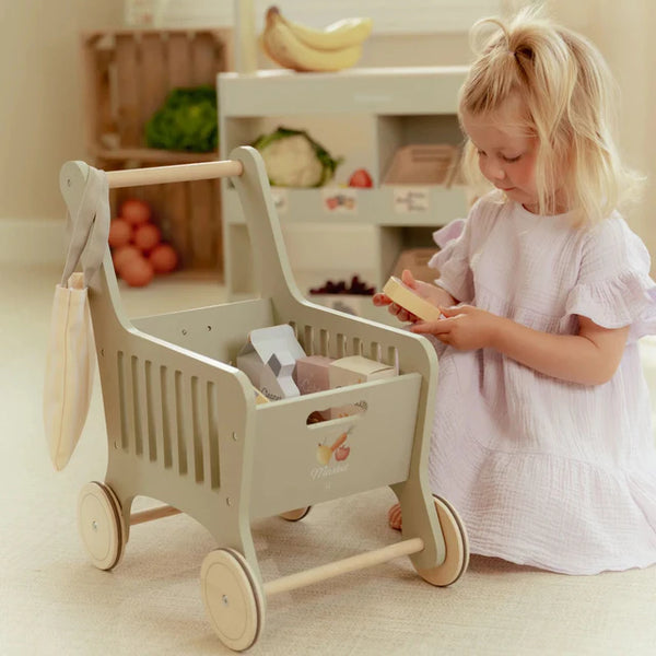 SHOPPING CART - ESSENTIALS GREEN