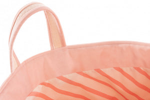 cesto de veludo bloom pink