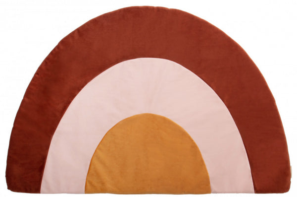 TAPETE ARCO-ÍRIS DE VELUDO