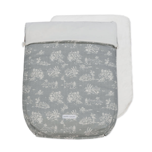 FOOTMUFF DE VERÃO PASITO TOILE DE JOUY