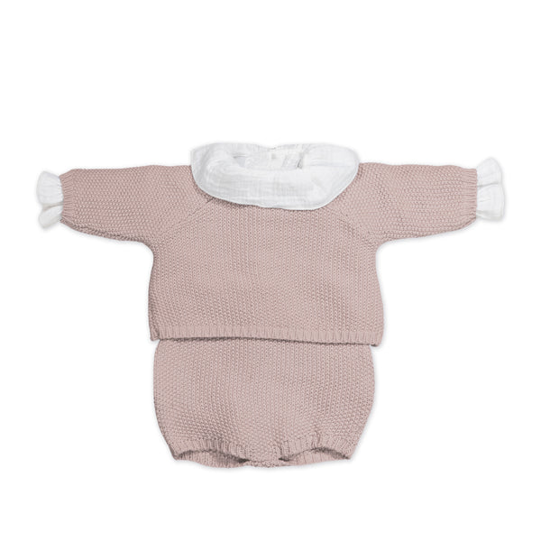 FIRST KNITTED OUTFIT 0-1M