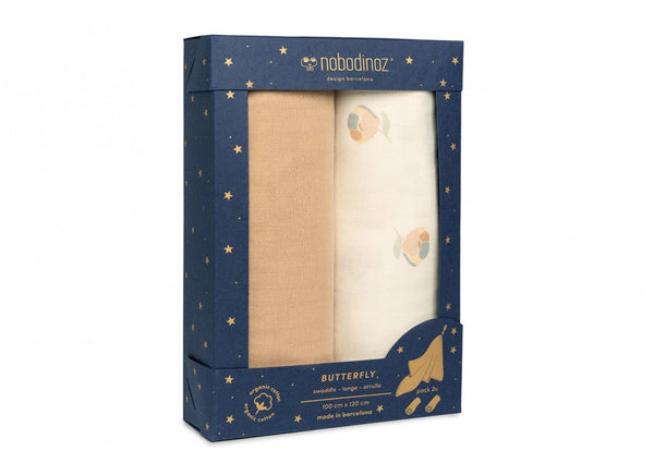 2 SWADDLES BUTTERFLY