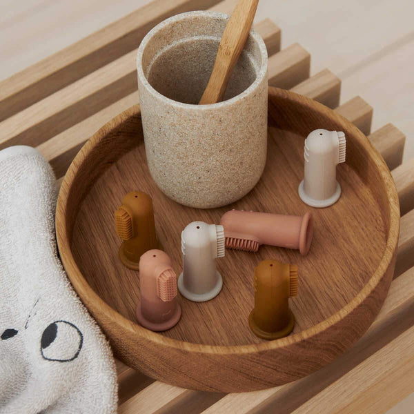 6 ESCOVAS DE DENTES SILICONE LIEWOOD - ROSE MULTI MIX