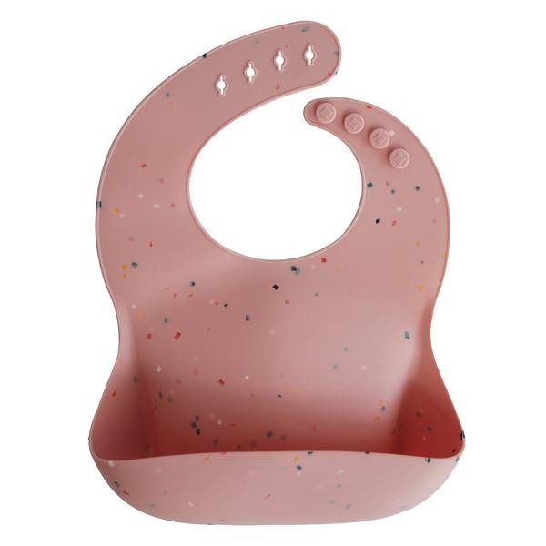 BABETE SILICONE MUSHIE - POWDER PINK CONFETTI