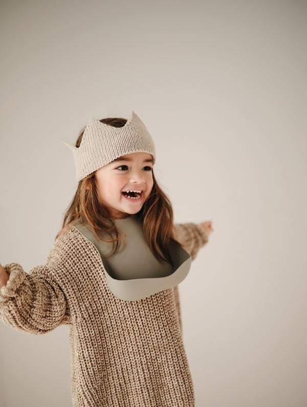 BABETE SILICONE MUSHIE - PEACH TERRAZO