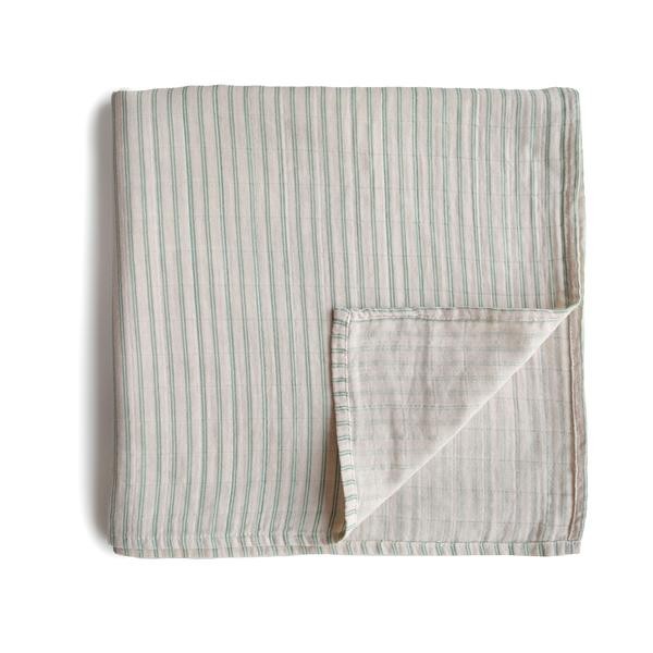SWADDLE MUSHIE - SAGE STRIPE