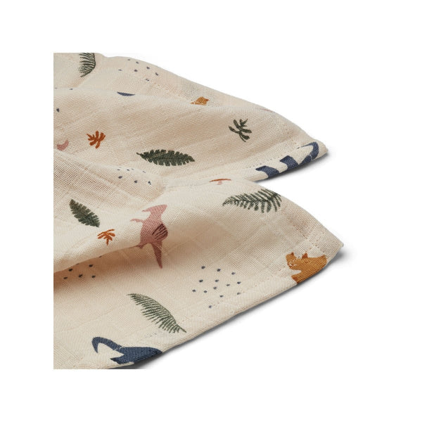 2 FRALDAS DE ALGODÃO - CONFETTI OLIVE