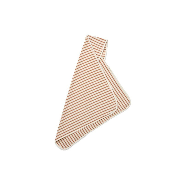 TOALHA DE BANHO - STRIPE TUSCANY ROSE/CREME DE LA CREME