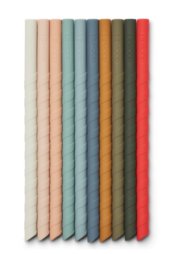 10 PALHAS DE SILICONE - MULTI MIX