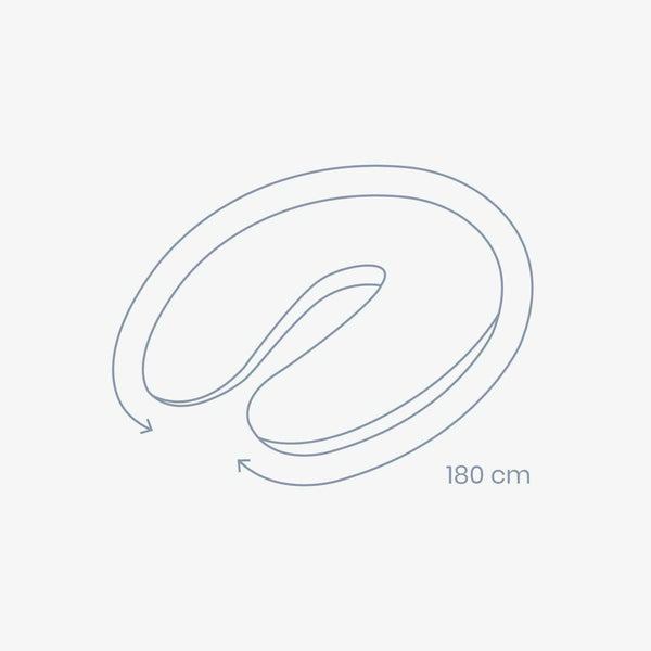 ALMOFADA AMAMENTAÇÃO GRANDE DOOMOO - CLOUDY KAKI