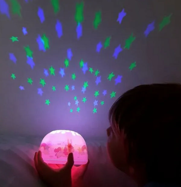 PROJETOR LUZ E SOM - NUVENS AZUL