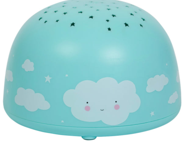 PROJETOR LUZ E SOM - NUVENS AZUL