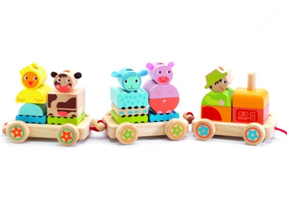 COMBOIO DE EMPILHAR E PUXAR