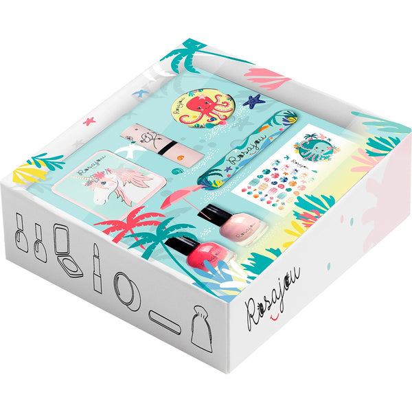 CONJUNTO DE MAQUILHAGEM COM BLUSH