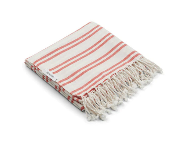 TOALHA DE PRAIA - STRIPE MUSTARD/SANDY