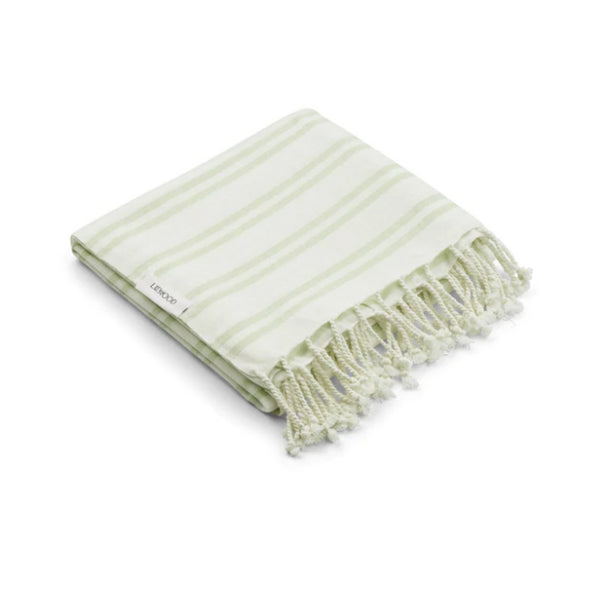 TOALHA DE PRAIA - STRIPE MUSTARD/SANDY