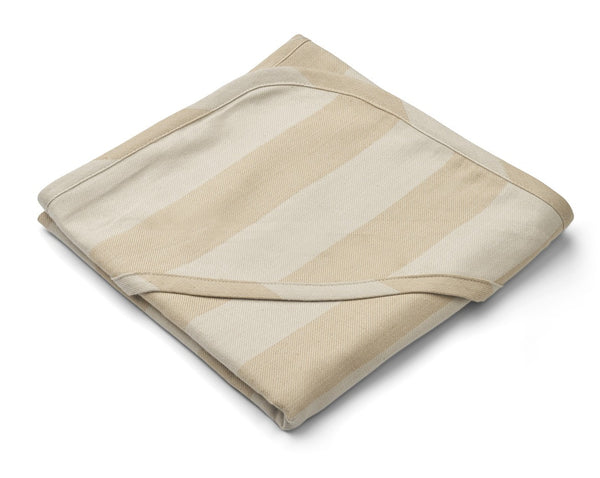 TOALHA DE PRAIA COM CAPUZ - STRIPE SAFARI/SANDY