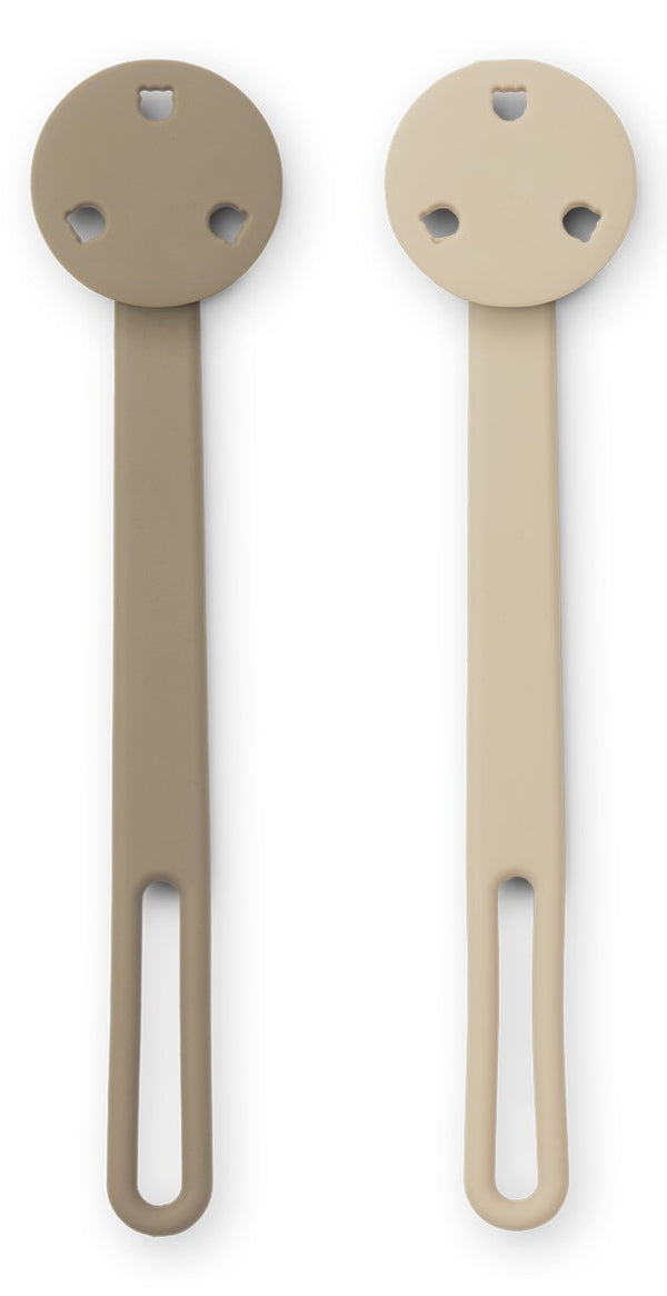 2 PRENDEDORES DE CHUPETA  - DUNE/KOALA MIX