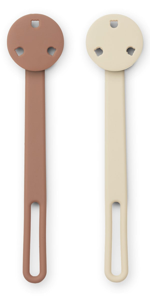 2 PRENDEDORES DE CHUPETA  - DUNE/KOALA MIX