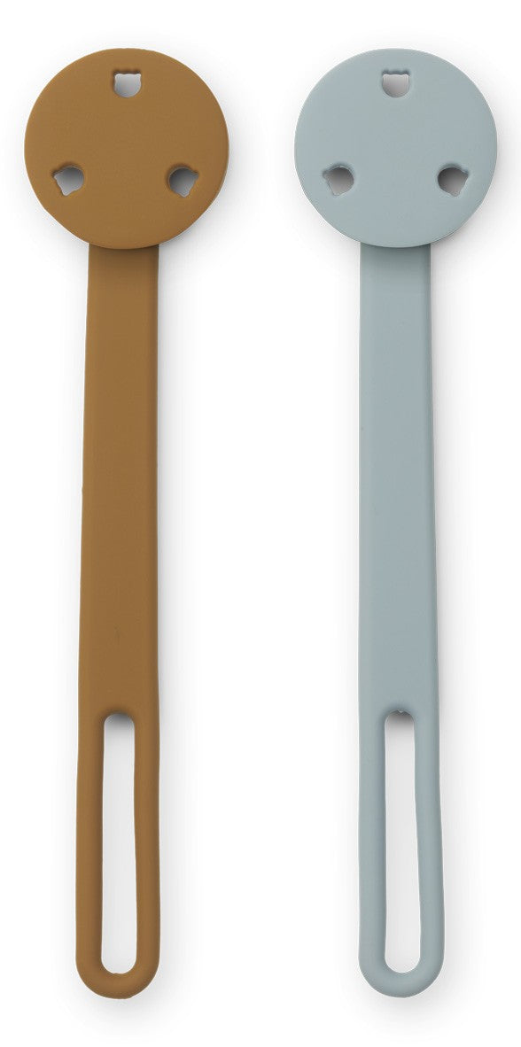 2 PRENDEDORES DE CHUPETA  - DUNE/KOALA MIX