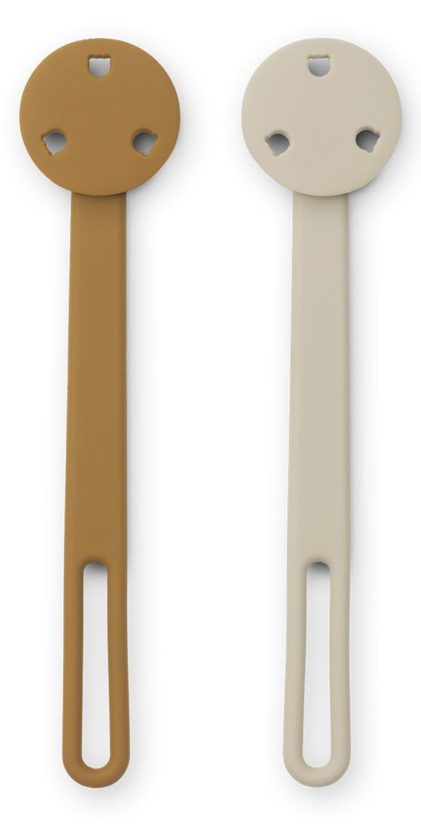 2 PRENDEDORES DE CHUPETA  - DUNE/KOALA MIX