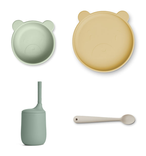 CONJUNTO DE SILICONE - MR. BEAR SANDY MULTI MIX