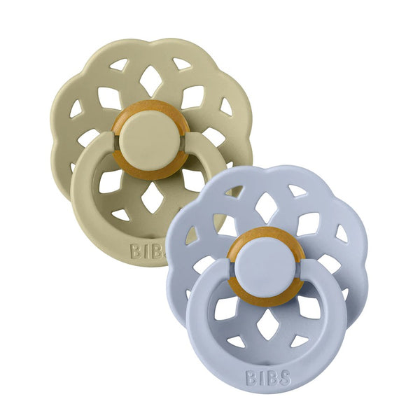 2 CHUPETAS BIBS 0-6 MESES