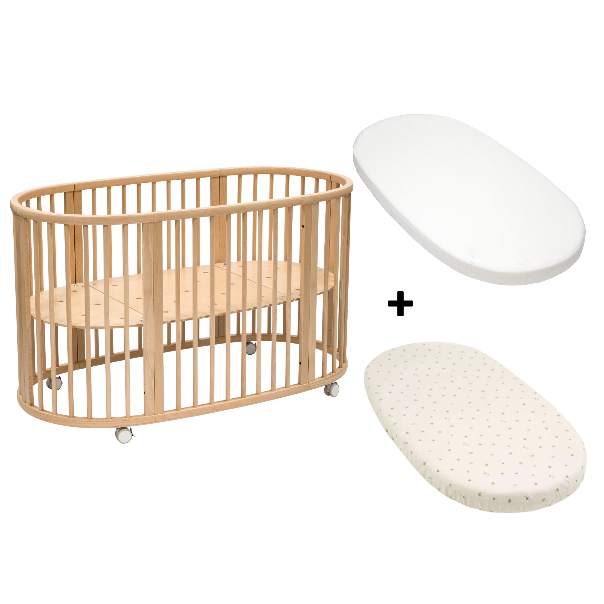 berço stokke Stokke Sleepi Berço + Colchão + Lençol – My Mini Moon